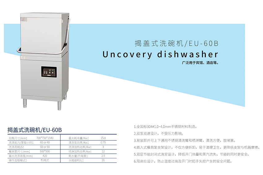 揭蓋式洗碗機(jī)(圖1)