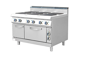 電六頭煮食爐連焗爐方頭
