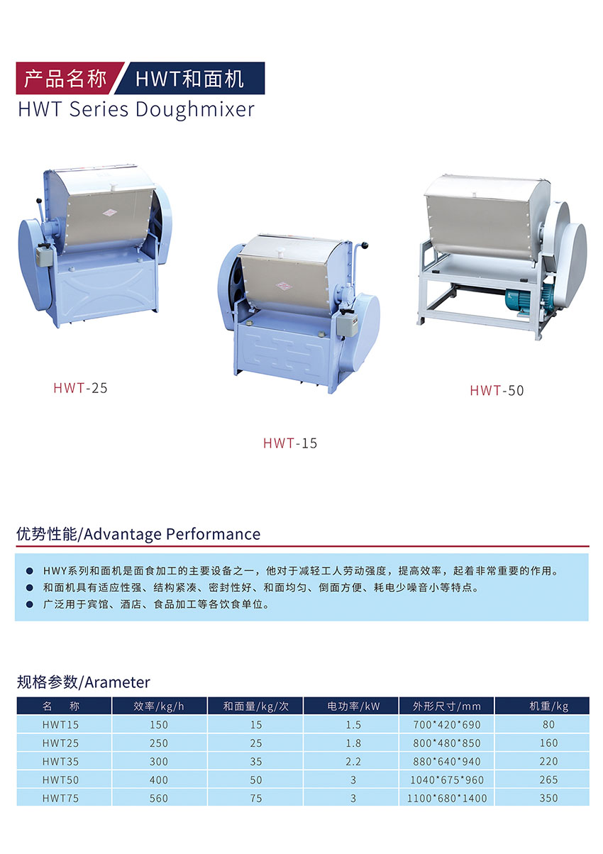 HWT和面機(jī)(圖1) HWT和面機(jī)