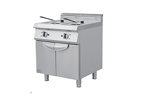 電雙缸炸爐連柜