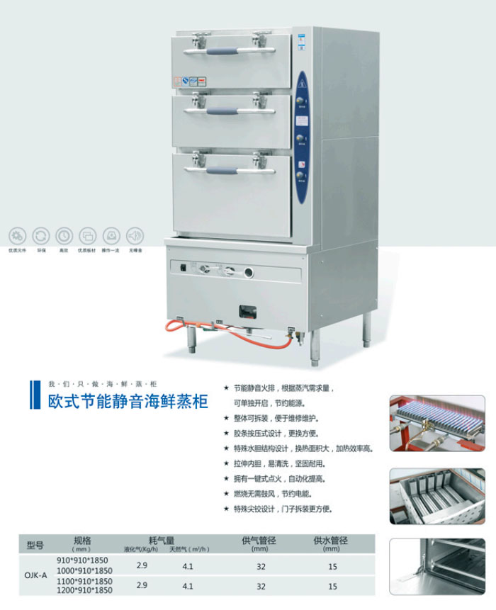 歐式節(jié)能靜音海鮮柜(圖1) 歐式節(jié)能靜音海鮮柜