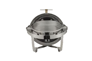 全鋼圓形全翻蓋自助餐爐