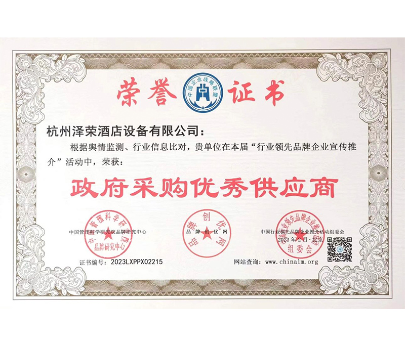 政府采購優(yōu)秀供應(yīng)商